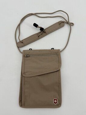 Victorinox Deluxe Multi-Pocket Concealed 5.75" (Khaki) Travel Wallet Crossbody
